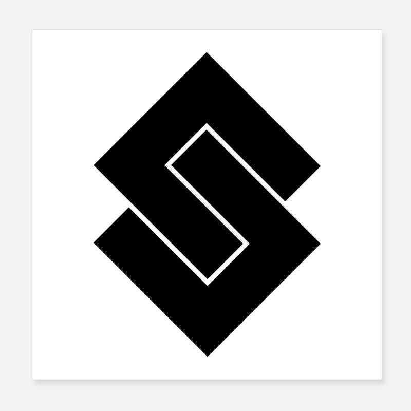 Logo S Poster 20 x 20 cm