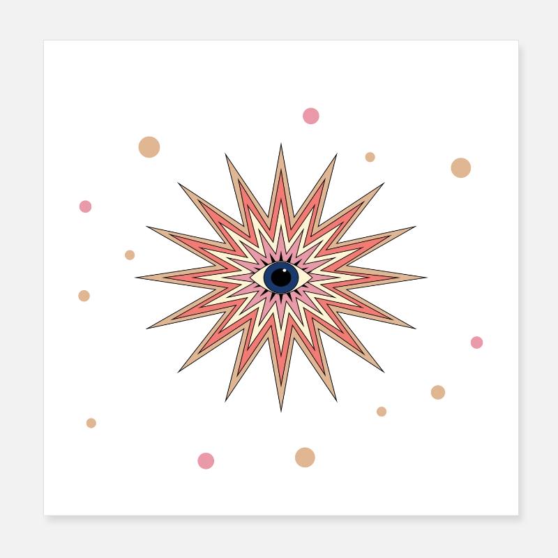 böser Blick Poster 20x20 cm