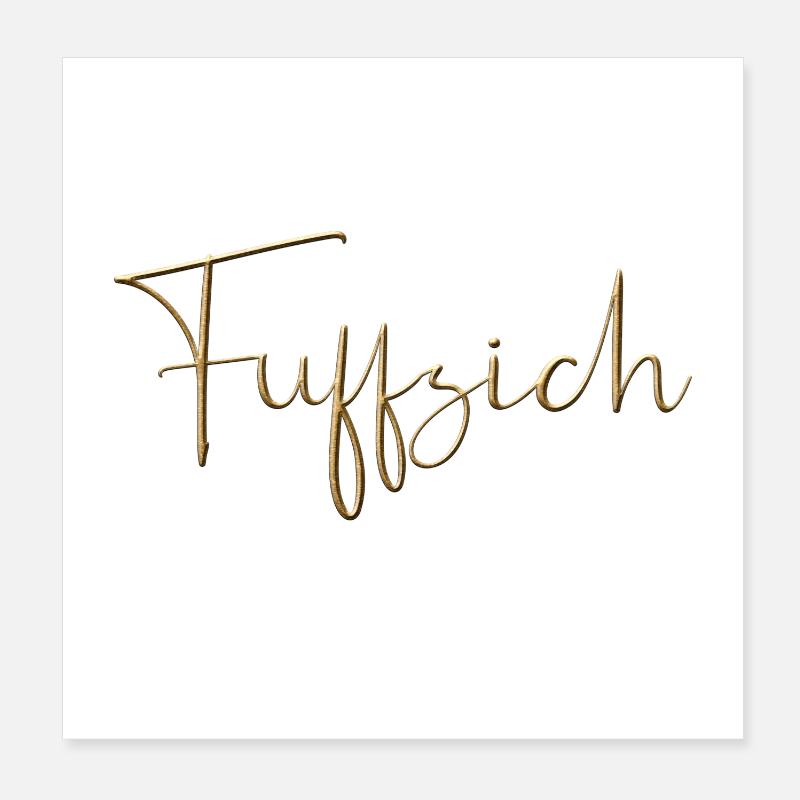 fuffzich Poster 20x20 cm