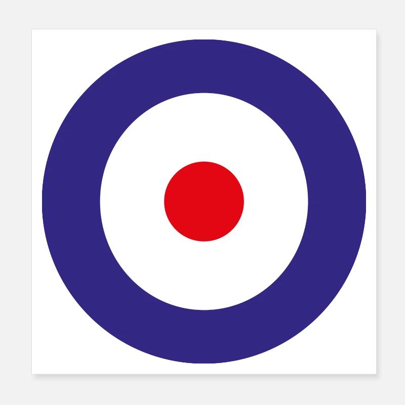 England aviation shield Poster 8" x 8" (20x20 cm)