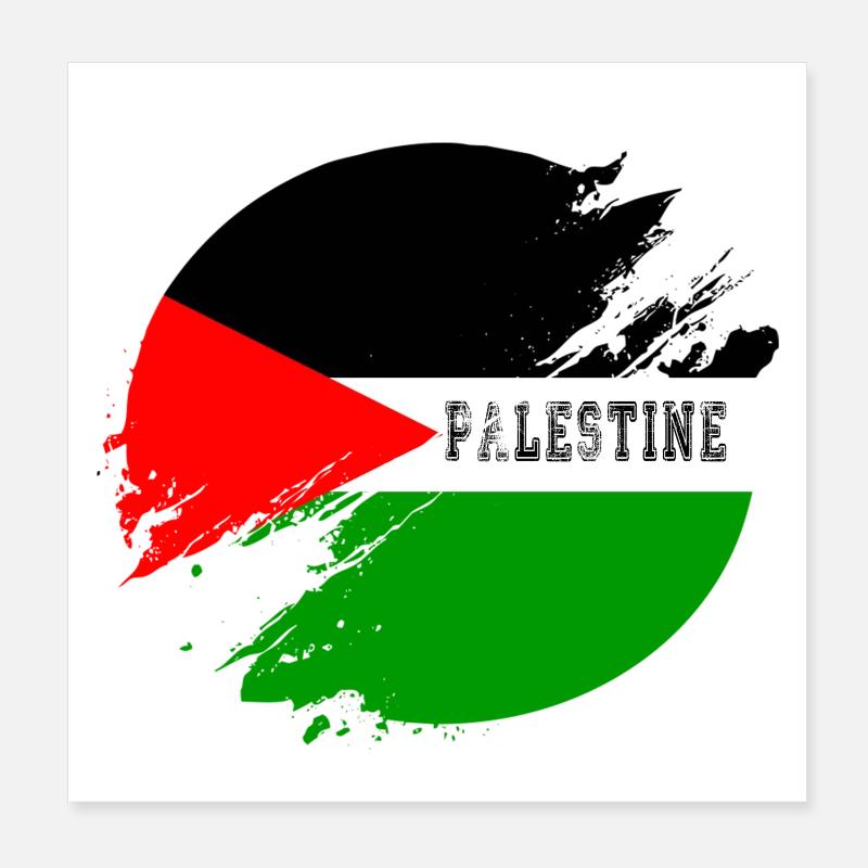 District de Palestine Poster 20 x 20 cm