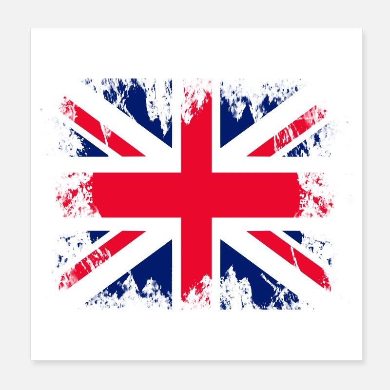 Inglaterra England Poster 8" x 8" (20x20 cm)