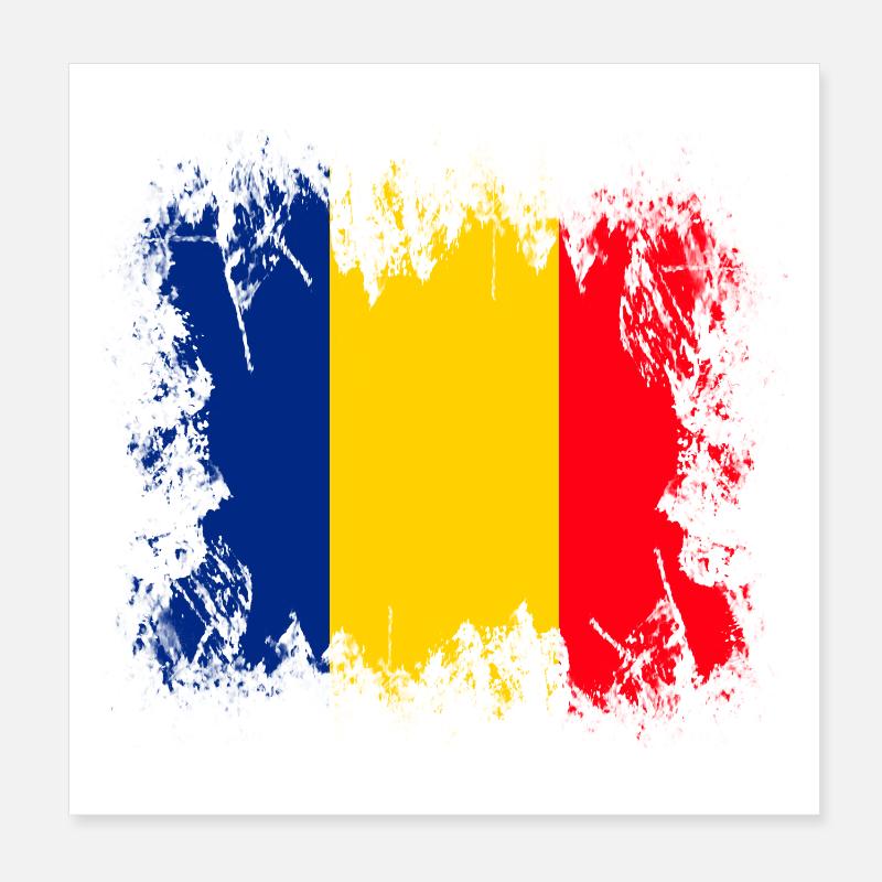 Roumanie - Europe Poster 20 x 20 cm