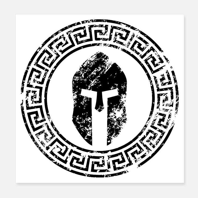 SPARTAN Poster 8" x 8" (20x20 cm)