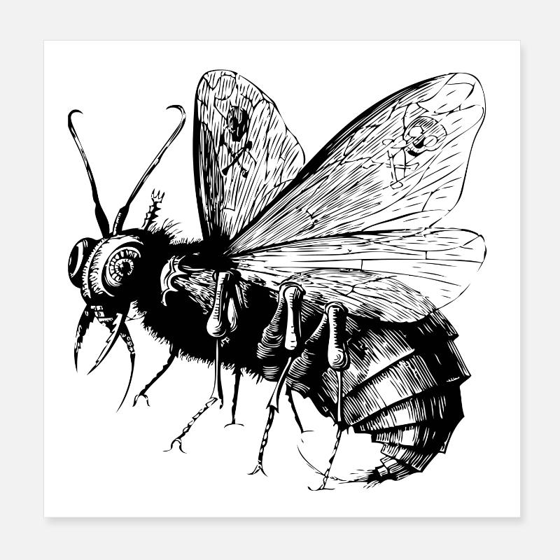 Beelzebub | Devil | Demon | Teufel | Satan Poster 20x20 cm