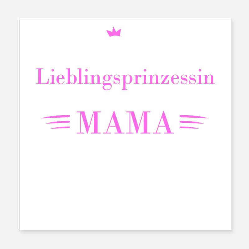 Mutter und Tochter Muttertag Mutterliebe Töchter Poster 20x20 cm