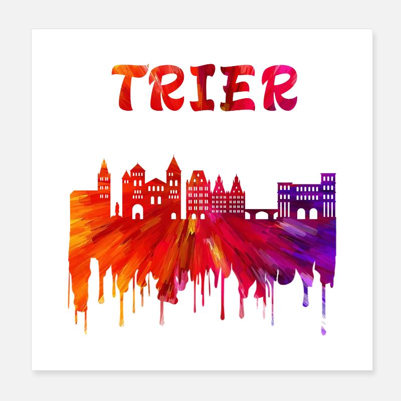 Conception / idée cadeau Trier Syline Poster 20 x 20 cm
