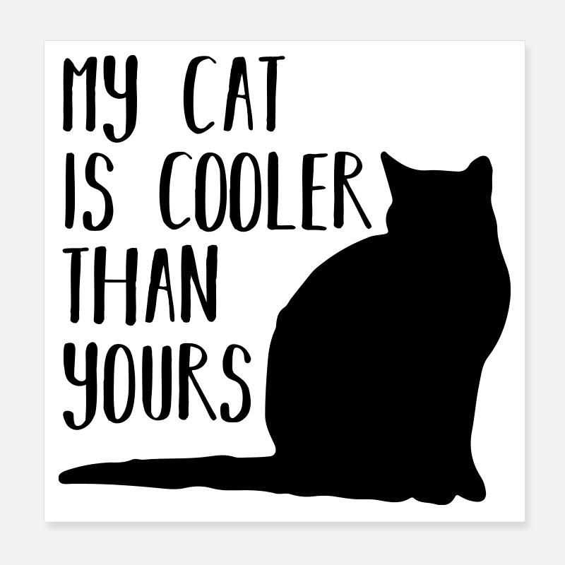 My cat Poster 20x20 cm