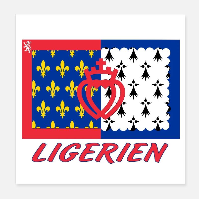 Loire Poster 8" x 8" (20x20 cm)