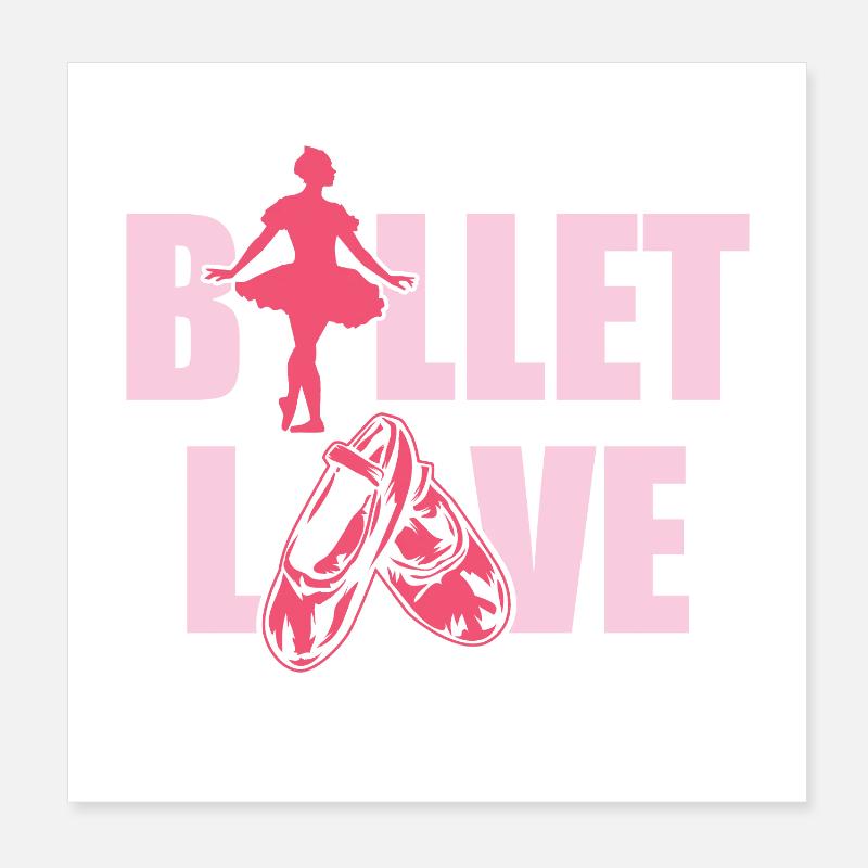 ballet Poster 20 x 20 cm