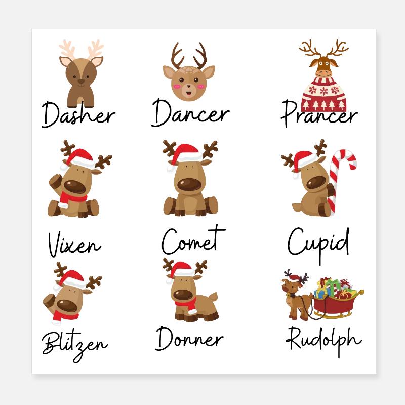 Renne Poster 20 x 20 cm