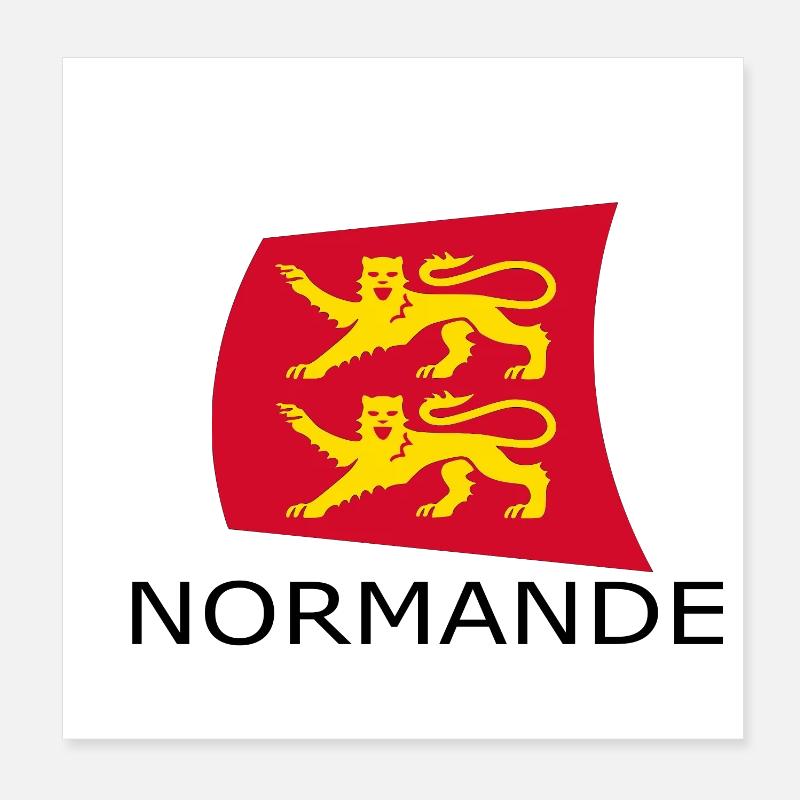 NORMAN - Poster 8" x 8" (20x20 cm) - white