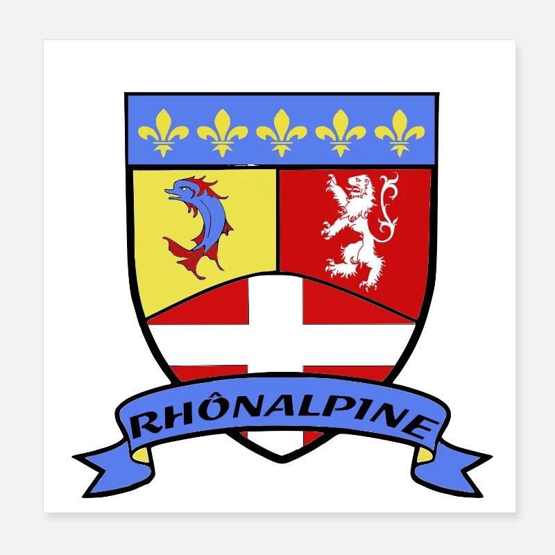 Rhônalpine Poster 20x20 cm
