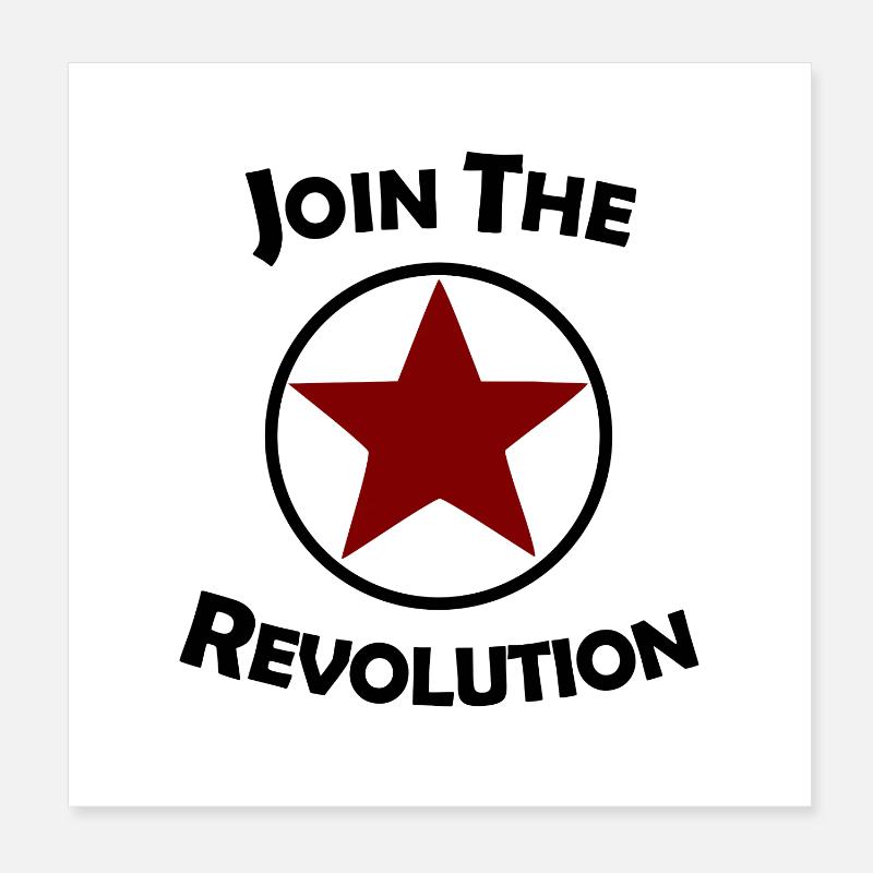 Révolution du socialisme Poster 20 x 20 cm