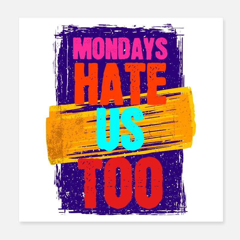 Lustig Statement Cool WItz Poster 20x20 cm