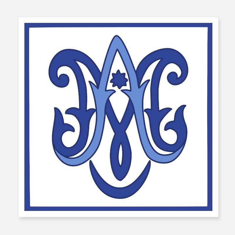 Ave Maria Poster 20x20 cm