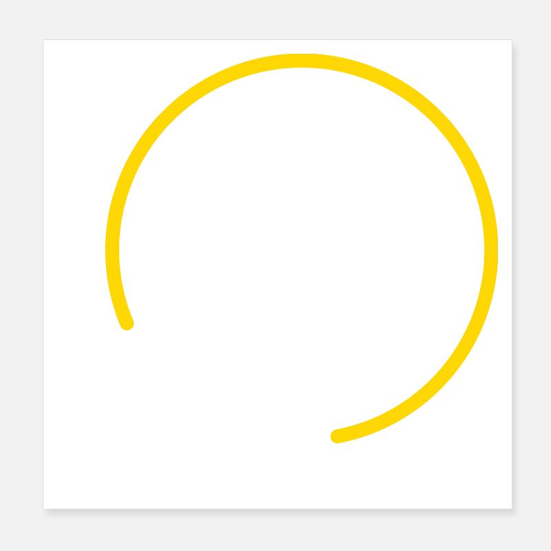 Wolf at full moon Poster 8" x 8" (20x20 cm)