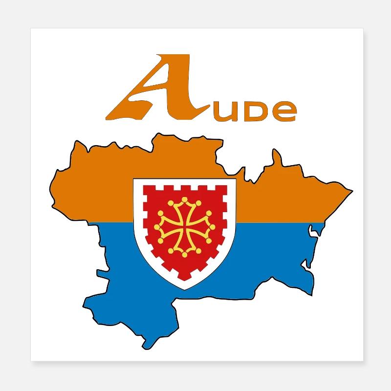 aude Poster 20 x 20 cm