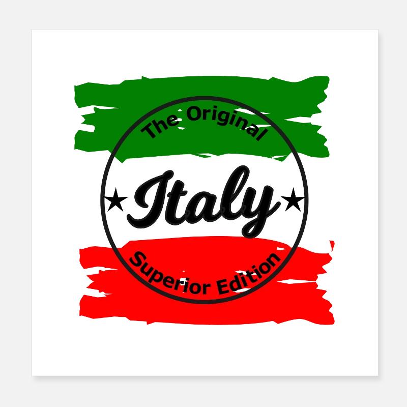 Italien Edition Poster 20x20 cm