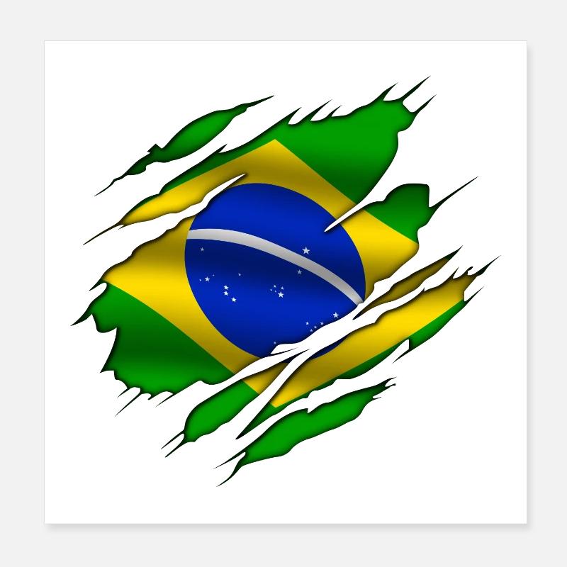 Brasilien - Brasilien Poster 20x20 cm