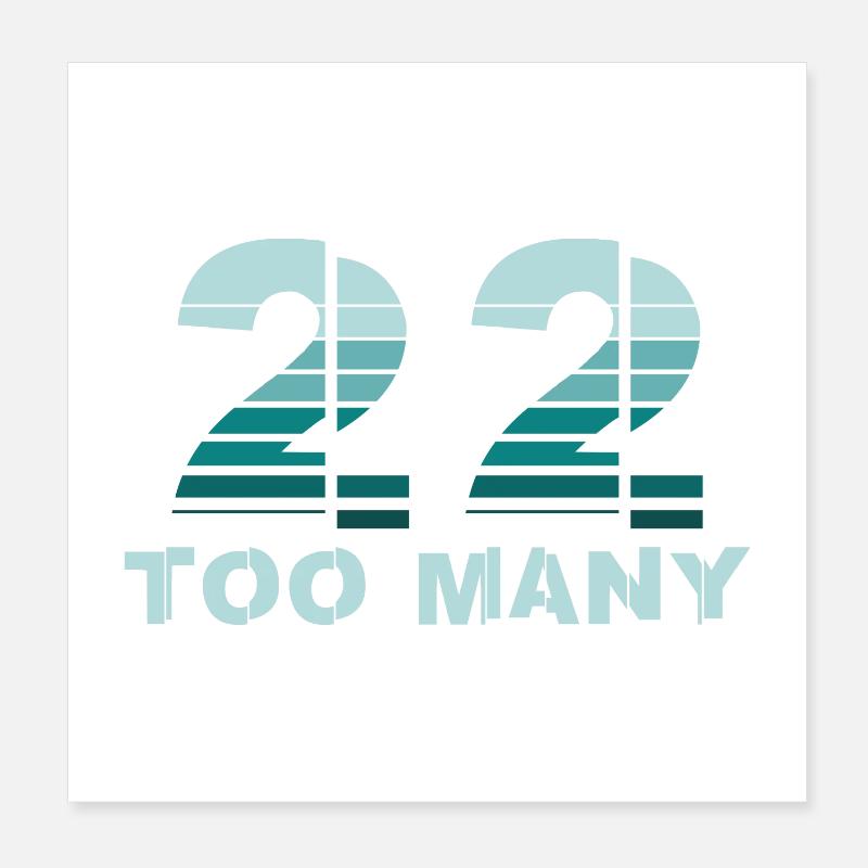 Veteran Ptsd Awareness 22 Militär Poster 20x20 cm