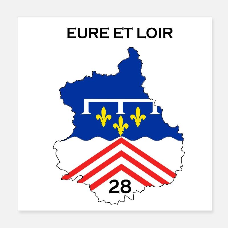 Eure und Lorbeeren Poster 20x20 cm