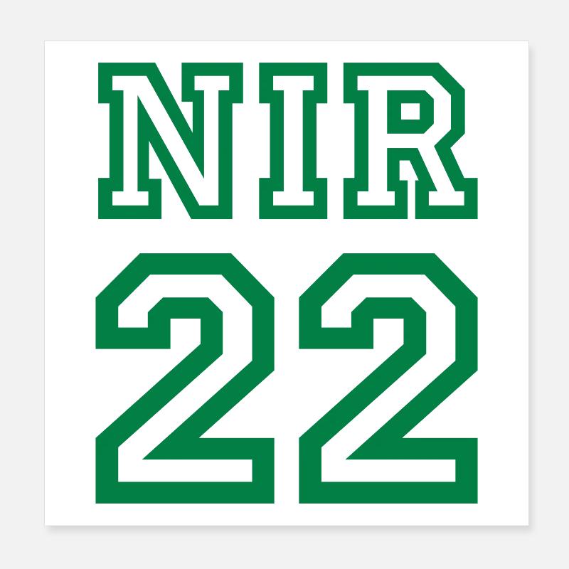 IRLANDE DU NORD Poster 20 x 20 cm