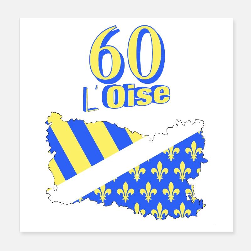 Oise Poster 8" x 8" (20x20 cm)