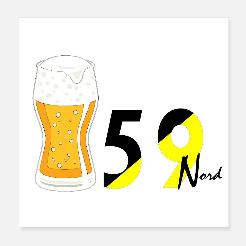 Nord Poster 20 x 20 cm