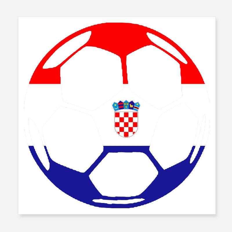 ballCROATIA Poster 20 x 20 cm