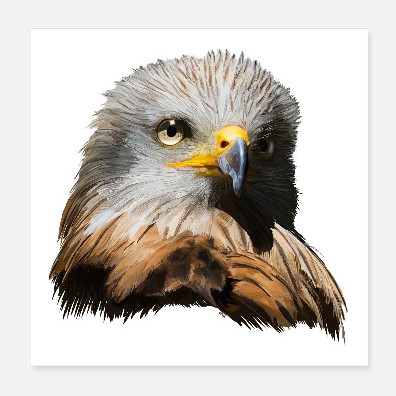 Aigle impérial Poster 20 x 20 cm