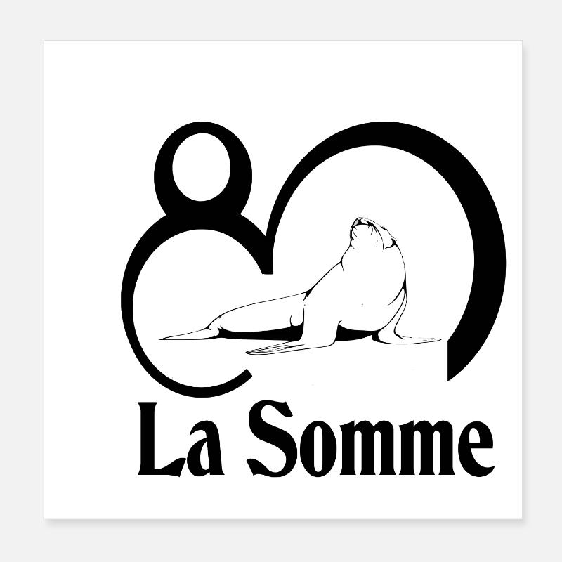 La somme Poster 20 x 20 cm