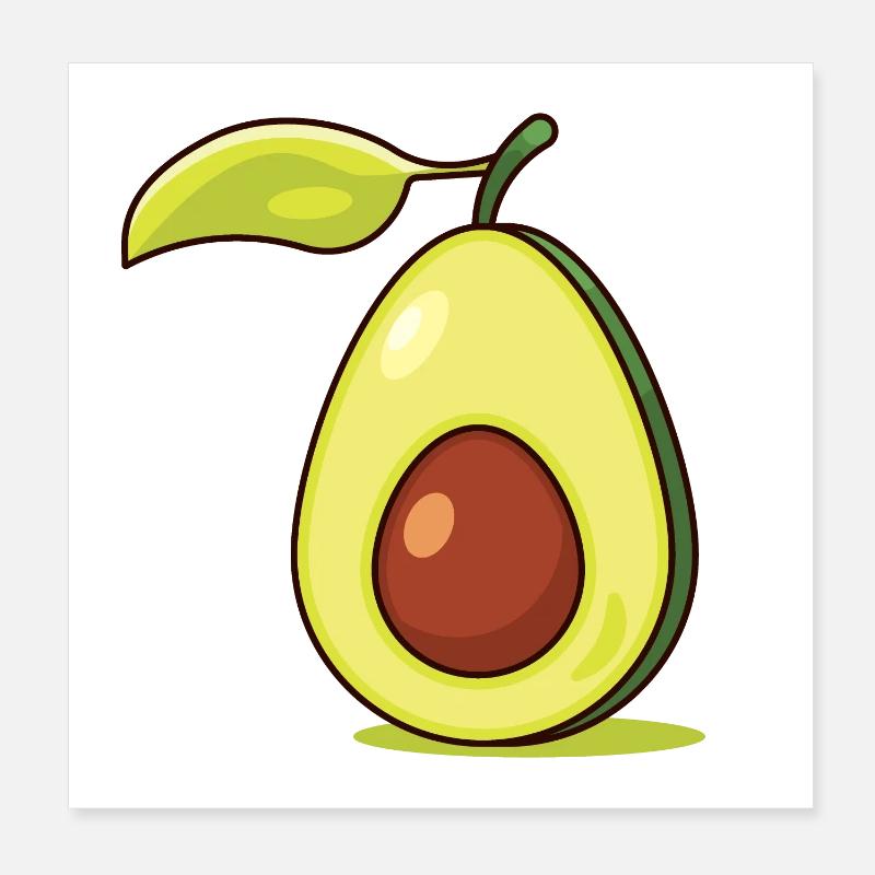 Avocat Poster 20 x 20 cm