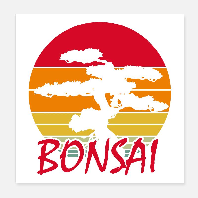 Bonsaï Poster 20 x 20 cm