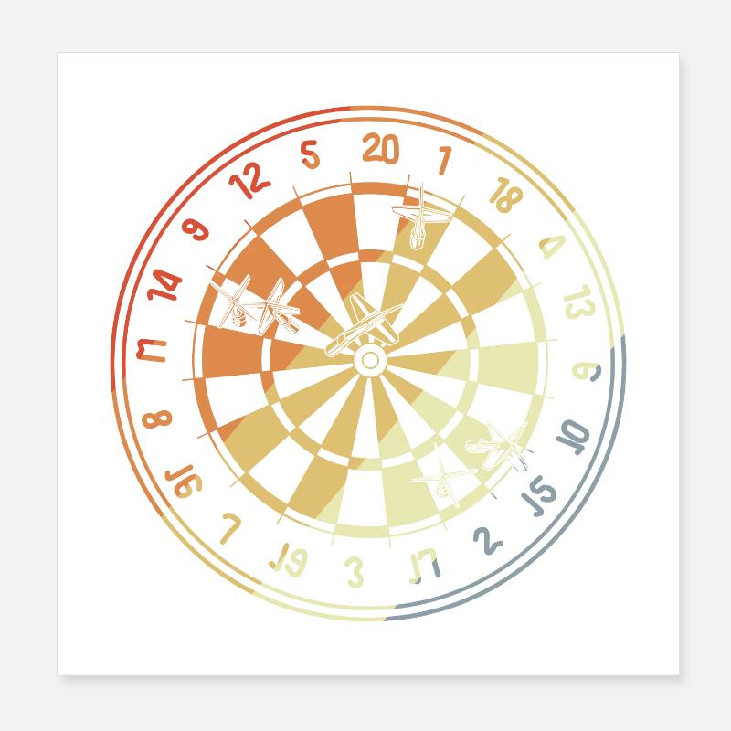 Cible Poster 20 x 20 cm