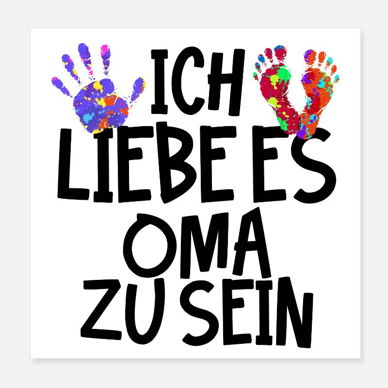 Rentnerin Oma Statement Alte Frau Großmutter Poster 20x20 cm