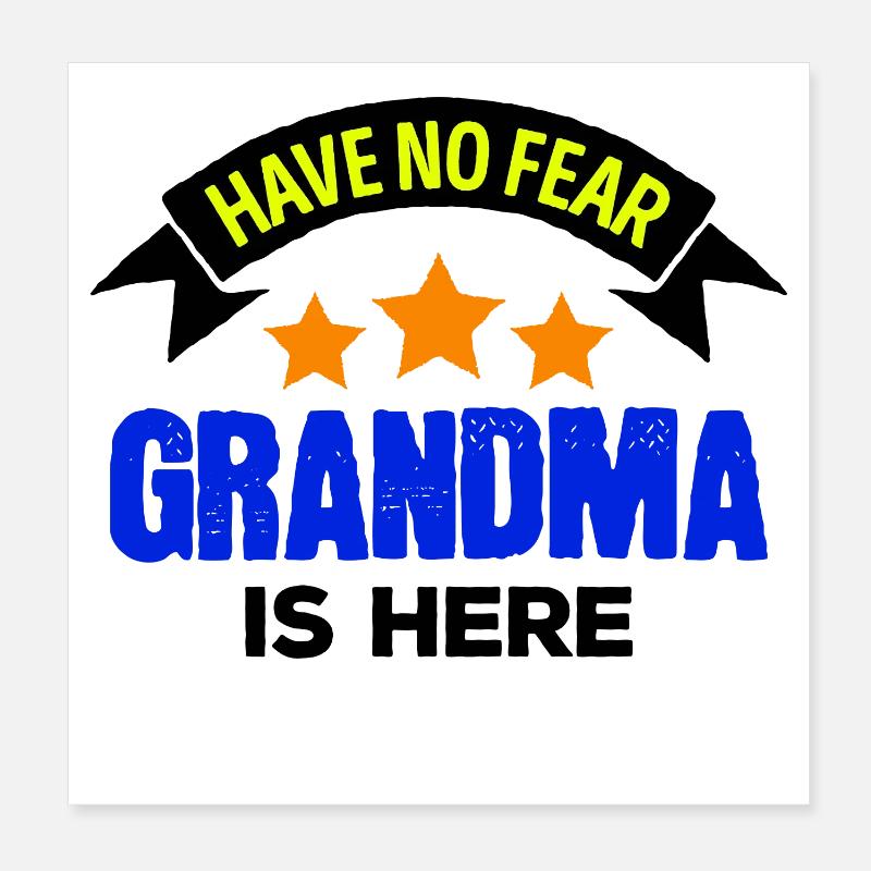 Großmutter Oma Cool Statement Lieblingsomi Omi Poster 20x20 cm