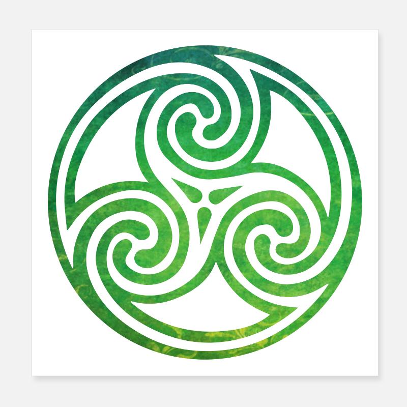 Celtic Knot Poster 8" x 8" (20x20 cm)