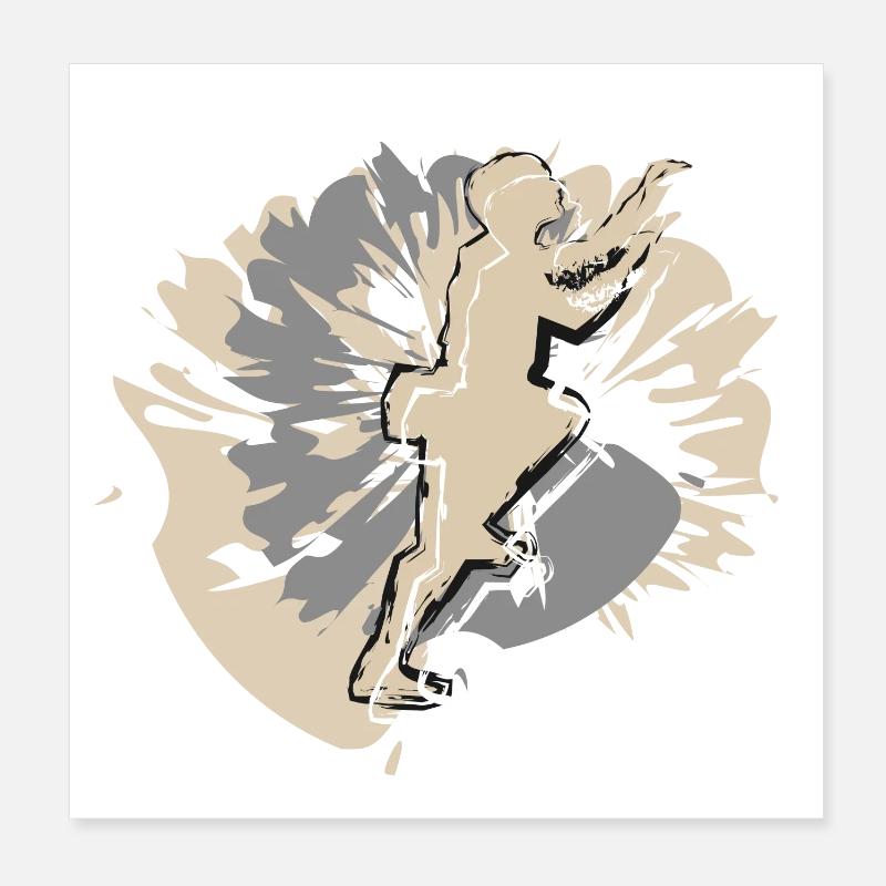 Escalade de la Saint-Valentin pour hommes Poster 20 x 20 cm