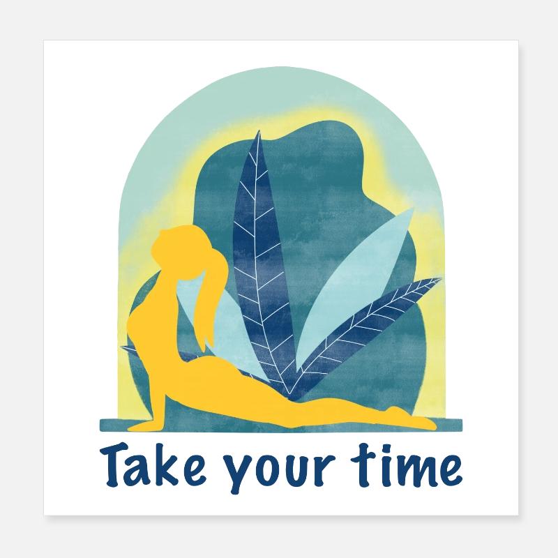 Yoga Poster 20x20 cm