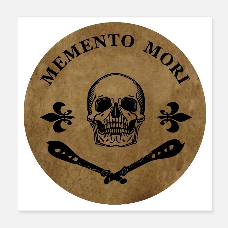 Memento Mori Poster 20x20 cm