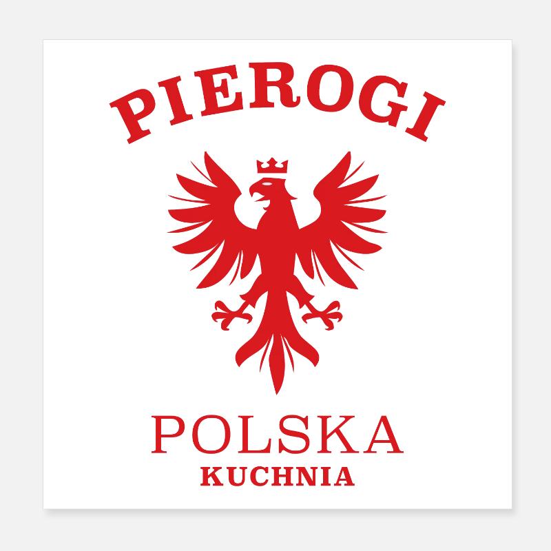 PIEROGI Poster 20 x 20 cm