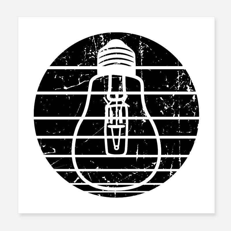 Bulbe Poster 20 x 20 cm