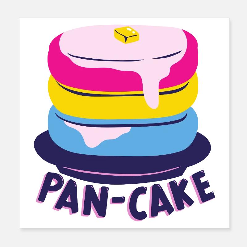 Pansexual Poster 8" x 8" (20x20 cm)