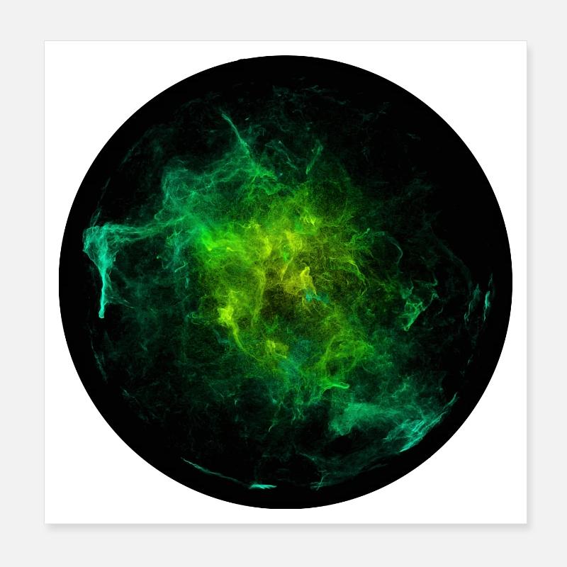 Particle Poster 8" x 8" (20x20 cm)