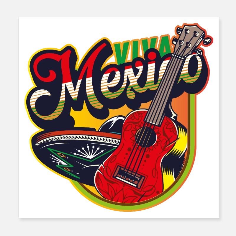 Mexiko Poster 20x20 cm