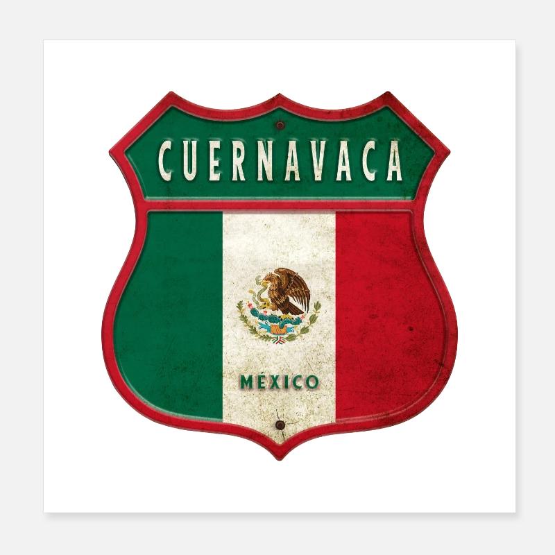 Écusson Cuernavaca Mexico Poster 20 x 20 cm