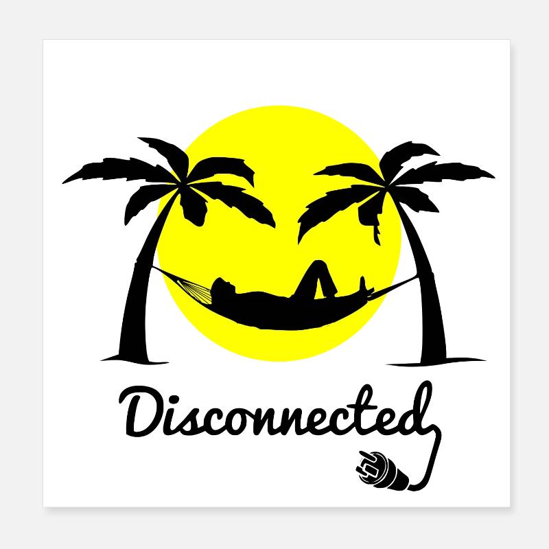 Disconnected Poster 8" x 8" (20x20 cm)