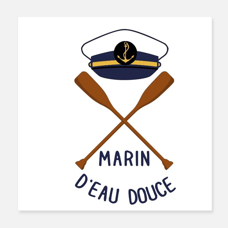 marin d'eau douce Poster 20 x 20 cm