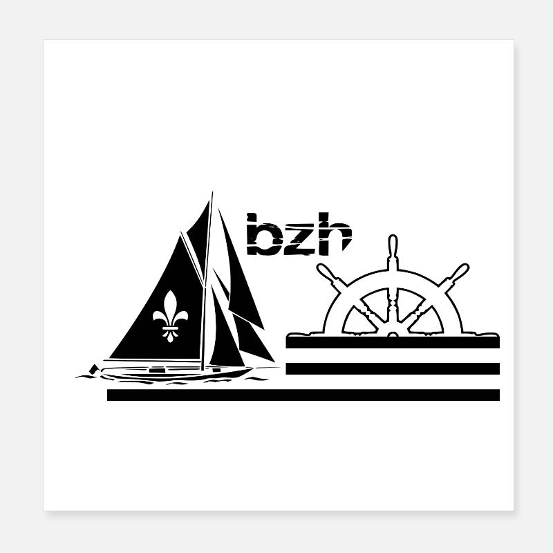 Das BZH Poster 20x20 cm